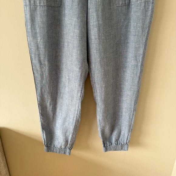 Athleta Sky Blue Retreat Linen Jogger (Size:16) - Picture 9 of 11